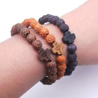 Wrist Mala Wood plated fashion jewelry & Unisex Sold By Strand