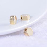 Brass Spacer perle, Mesing, zlatna boja pozlaćen, Održivi & možete DIY, nikal, olovo i kadmij besplatno, 6x2.30mm, Rupa:Približno 1.2mm, 100računala/Torba, Prodano By Torba