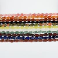 Gemstone Jewelry Karoliukai, Brangakmenis, Lapas, poliruotas, skirtinga spalva ir modelis pasirinkimui & Pasidaryk pats, daugiau spalvų pasirinkimas, 9*12*5mm, 30kompiuteriai/Strand, Pardavė Strand