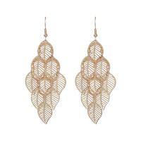 Zinc Alloy Korvakorut, Sinkkiseos, päällystetty, naiselle, enemmän värejä valinta, nikkeli, lyijy ja kadmium vapaa, 36x92mm, Myymät Pair