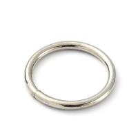 Stainless Steel Bag cirkel ring Buckle, Donut, forgyldt, forskellig størrelse for valg, Solgt af PC