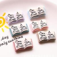 Cellulare Kit fai da te, resina, Libro, disegno a mano, Mini & DIY, nessuno, 24x13mm, 100PC/lotto, Venduto da lotto