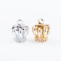 Zinc Alloy Crown Pendants plated DIY & hollow nickel lead & cadmium free Sold By PC