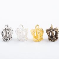 Zinc Alloy Crown Pendants plated DIY & hollow nickel lead & cadmium free Sold By PC