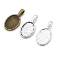 Zink-Legierung Cabochon Weissgold, Zinklegierung, plattiert, DIY, keine, frei von Nickel, Blei & Kadmium, 22x11.80mm, 500PCs/Tasche, verkauft von Tasche