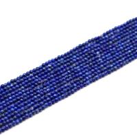 Lapislazuli Perlen, rund, DIY, 2mm, ca. 190PCs/Strang, verkauft von Strang