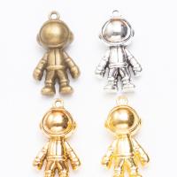 Zinc Alloy Pendler, Astronaut, forgyldt, du kan DIY, flere farver til valg, nikkel, bly & cadmium fri, 32x18x12mm, Solgt af PC