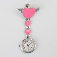 Hængende Watch, Zinc Alloy, med Glas, forgyldt, Livsbestandig & emalje, flere farver til valg, 28x70mm, 20pc'er/Lot, Solgt af Lot