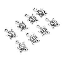 Pendentifs animaux en alliage de zinc, animal, Placage, DIY, argent, 19*9*1mm, Trou:Environ 1mm, 500sol/sac, Vendu par sac