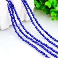 Perles Lapis Lazuli, tambour, poli, DIY, 4x6mm, Vendu par brin