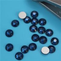 Staklo Cabochons, različite veličine za izbor & faceted, blue black, Prodano By Torba