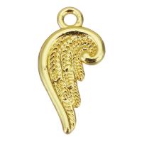 Brass Jewelry Pendants Wing Shape gold color plated Approx 2mm Sold By Lot