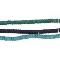 Tyrkysové korálky, Syntetický Turquoise, Rondelle, více barev na výběr, 3x6x6mm, Otvor:Cca 1.5mm, Délka Cca 16 inch, 10přediva/Lot, Cca 133PC/Strand, Prodáno By Lot