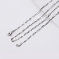 Stainless Steel Nekclace Chain, Roestvrij staal, mode sieraden, meer kleuren voor de keuze, Verkocht door Strand