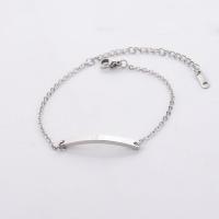 Stainless Steel smycken Armband, ROSTFRITT STÅL, mode smycken, silver, Säljs av Strand