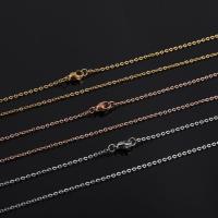 Stainless Steel Nekclace Chain, Roestvrij staal, mode sieraden, meer kleuren voor de keuze, Verkocht door Strand