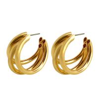 Zinc Alloy Stud Earring plated for woman nickel lead & cadmium free 30mm Sold By Pair