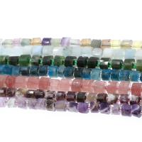 Mješoviti Gemstone perle, Akvamarin, Kolona, uglađen, različite boje i uzorka za izbor & možete DIY & različite veličine za izbor & faceted, više boja za izbor, Prodano By Strand