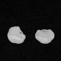 Grânulos de Jade, jade da Birmania, polido, DIY, branco, 11*14mm, 10PCs/Bag, vendido por Bag