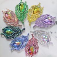 Fashion Resin Cabochons Leaf DIY Sold By Bag