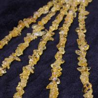 Gemstone Chips Citrine DIY yellow Sold By Strand