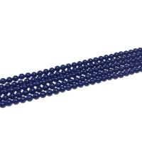 Lapis lazuli perler, Runde, poleret, du kan DIY, lavvandet mørkegrøn camouflage, 3mm, Solgt af Strand