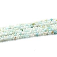 Perles amazonite, Rond, poli, DIY, 3mm, Vendu par brin