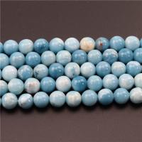 Perles bijoux en pierres gemmes, Larimar, Rond, poli, DIY & normes différentes pour le choix, Vendu par brin