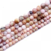 Pink Opal Korálek, Kolo, lesklý, DIY & různé velikosti pro výběr & matná, Prodáno za Cca 15 inch Strand