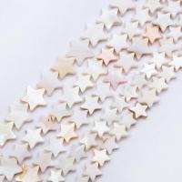 Natural Pink Shell Beads Star polished DIY Sold Per Approx 15 Inch Strand