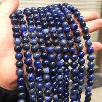 Natural Sodalite Beads Round polished DIY Sold By Strand