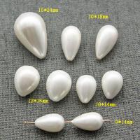 Gamtos Baltoji Shell karoliukai, Pearl Shell, Ašara, Pasidaryk pats & įvairios medžiagos pasirinkimas, daugiau spalvų pasirinkimas, Pardavė PC