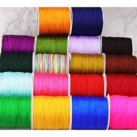 Moda Jóias Cord, Nylon polipropileno, banhado, Resistente & joias de moda & DIY, Mais cores pare escolha, 1mm, 220m/Spool, vendido por Spool