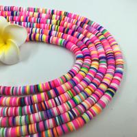 Polymer Clay Gyöngyök, DIY, 6mm, Által értékesített Strand