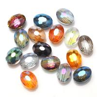 Abalorios de Cristal con Forma Oval, pulido, Bricolaje & facetas, más colores para la opción, 9mmX12mm, 60PCs/Bolsa, Vendido por Bolsa