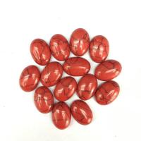 Gemstone Cabochons, Natursten, Oval, poleret, du kan DIY, flere farver til valg, 13x18mm, Solgt af PC