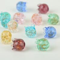 Raffineret Lampwork perler, du kan DIY, flere farver til valg, 9x10mm, Solgt af PC