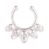 Bijoux de Piercing nez en acier inoxydable, bijoux de mode & normes différentes pour le choix, argent, Vendu par PC