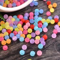 Matt Acryl Perlen, DIY, gemischte Farben, 6mm, 1000PCs/Tasche, verkauft von Tasche