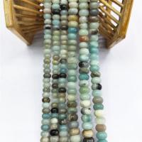 Amazonite Χάντρες, Αμαζόνιος, Άβακας, γυαλισμένο, DIY & διαφορετικό μέγεθος για την επιλογή, Sold Με Strand