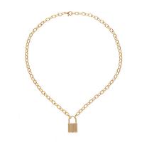 Colar de jóias de liga de zinco, with 2.75 inch extender chain, bloqueio para crianças, banhado, para mulher, Mais cores pare escolha, vendido para Aprox 19.68 inchaltura Strand