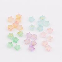 Cristal de murano DIY Fornituras para Accesorios para el cabello, Estrella, chapado, Bricolaje, más colores para la opción, 8mm, 100PCs/Bolsa, Vendido por Bolsa