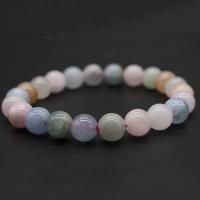 Gemstone Bracciali, pietra di Morgan, Cerchio, lucido, gioielli di moda & formato differente per scelta, colori misti, Venduto per 7.5 pollice filo