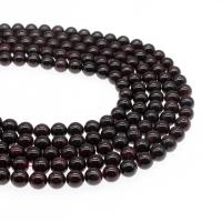 Natural Garnet Beads Round polished DIY dark red Sold By Strand