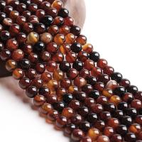 Natuurlijke Miracle Agaat kralen, Ronde, gepolijst, DIY & verschillende grootte voor keus, amber, Per verkocht 15 inch Strand