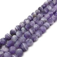 Natuurlijke Amethyst kralen, Amethist, Ronde, DIY & verschillende grootte voor keus & frosted, purper, Verkocht door Strand