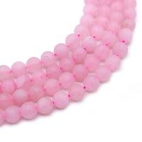 Natuurlijke Rose Quartz parels, Rozenkwarts, Ronde, DIY & verschillende grootte voor keus & frosted, roze, Verkocht door Strand