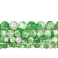 Perles en jade, Persique Jade, Rond, DIY & normes différentes pour le choix, vert, Vendu par brin