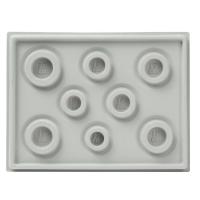 Consiglio di perlina Design, plastica, Rettangolo, 347x261x16mm, 10PC/lotto, Venduto da lotto