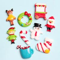 Christmas Cabochons Resin Christmas Design & DIY & enamel Sold By Bag